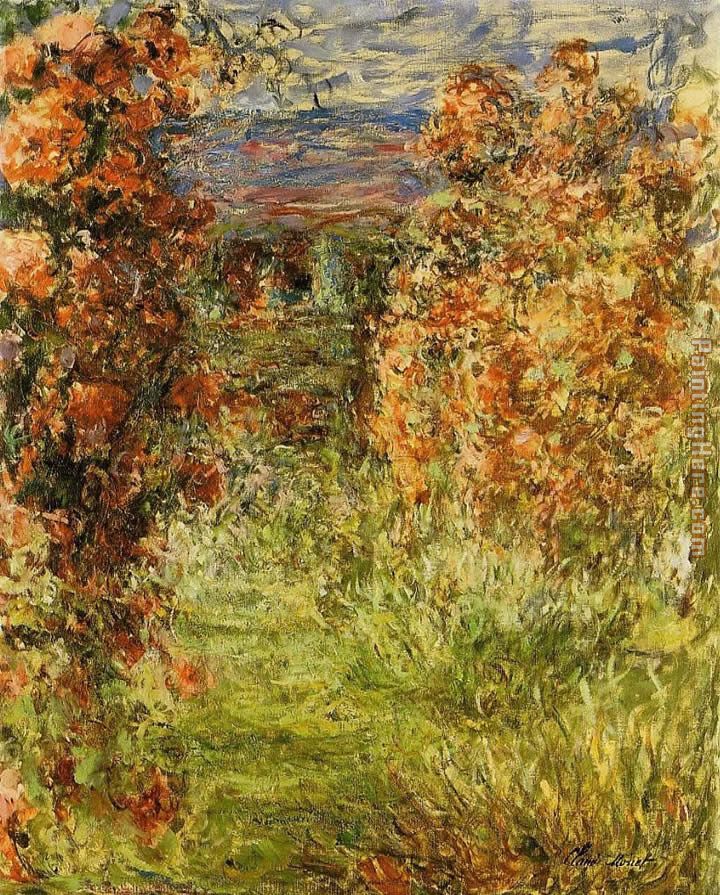 The House among the Roses 2 painting - Claude Monet The House among the Roses 2 art painting